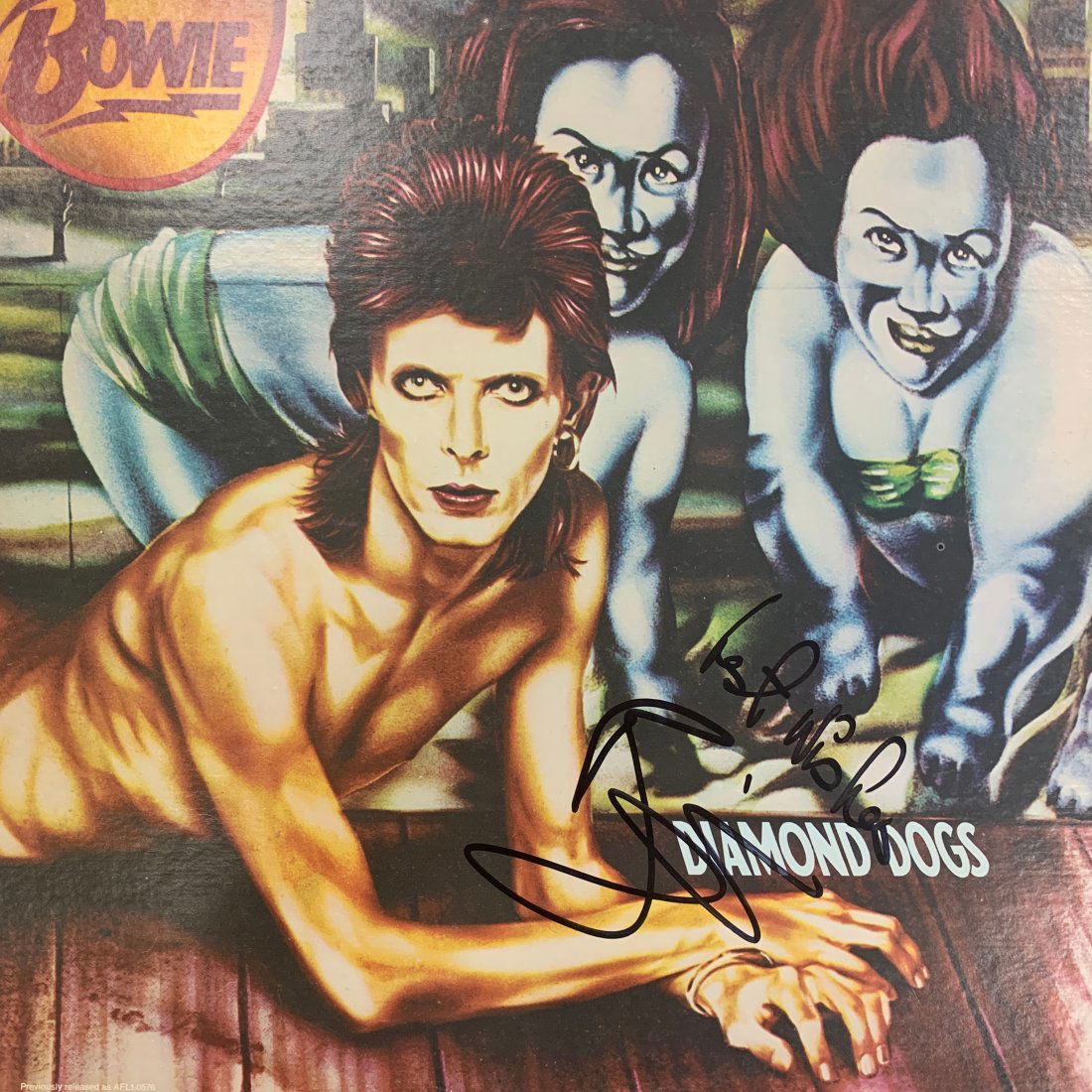 David Bowie signed album (1 of 1)