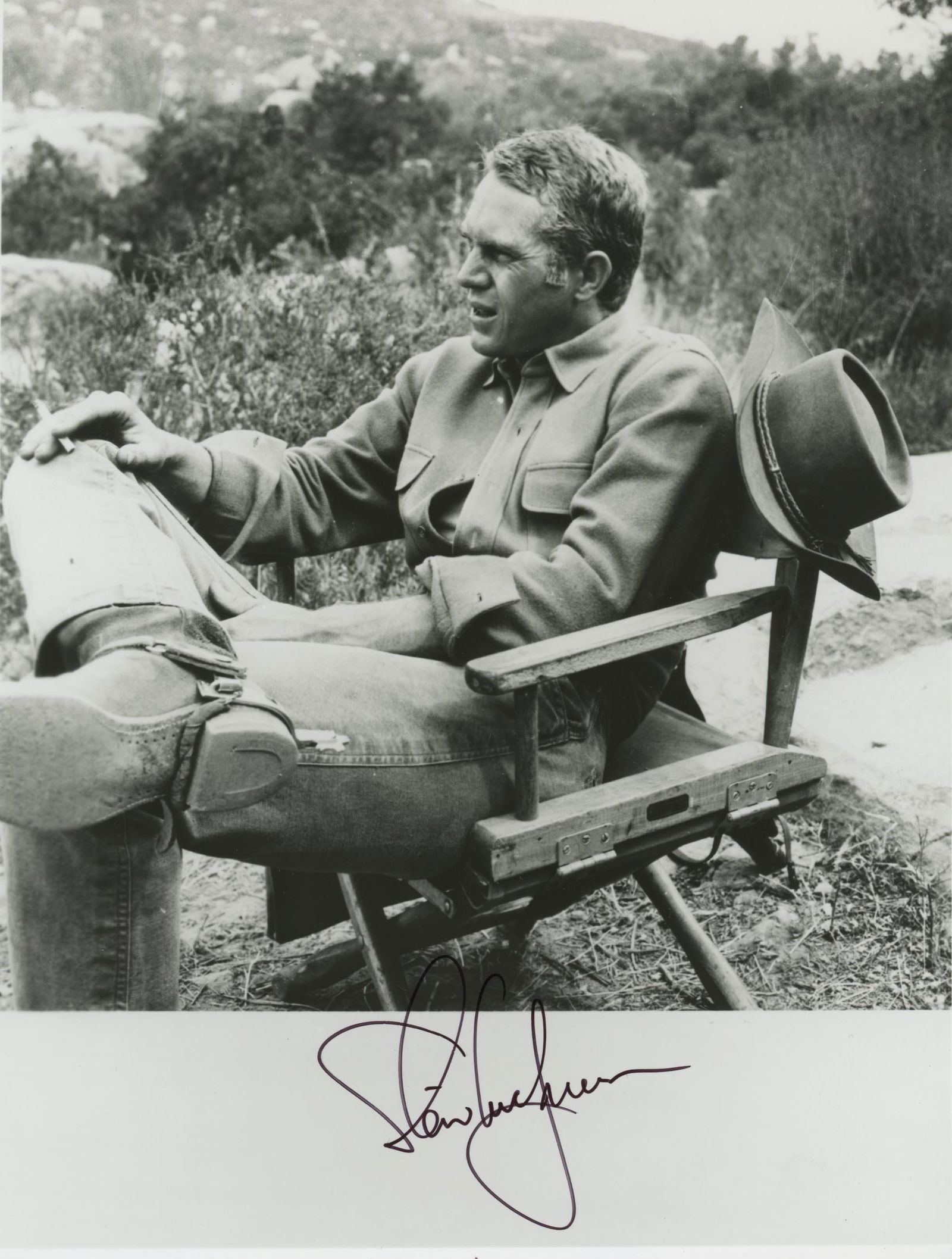 Steve McQueen signed movie photo (1 of 1)