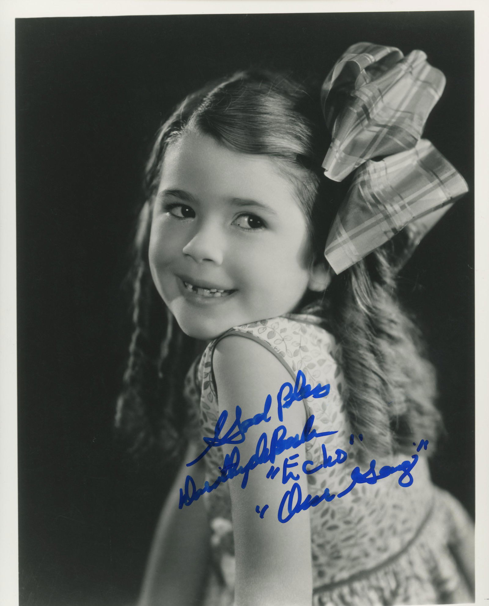 Our Gang Dorothy DeBorba signed photo (1 of 1)