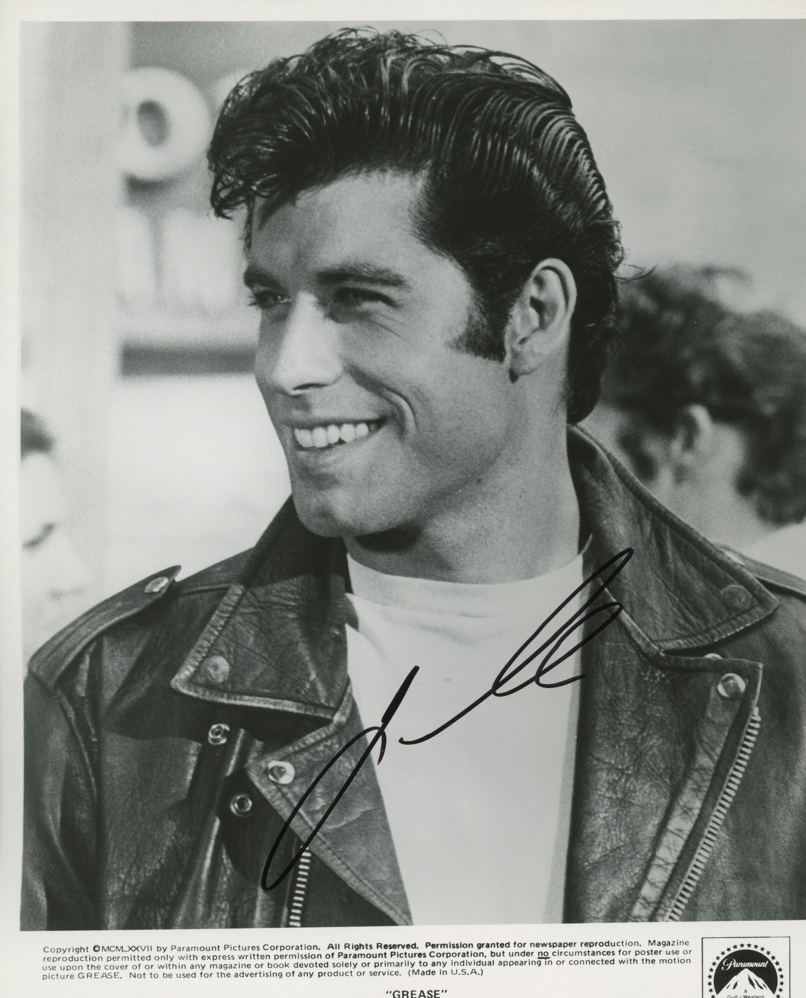 John Travolta signed photo (1 of 1)