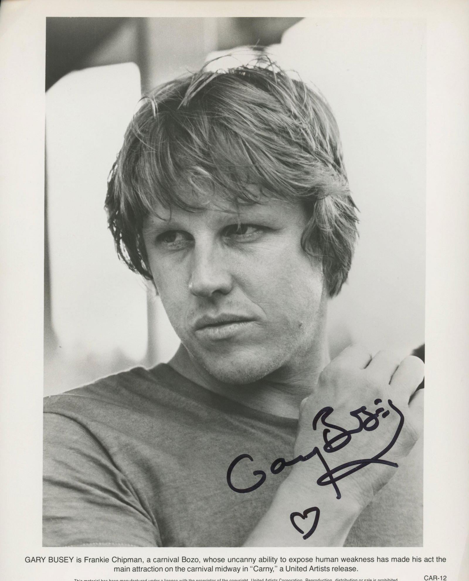 Carney Gary Busey signed movie photo (1 of 1)