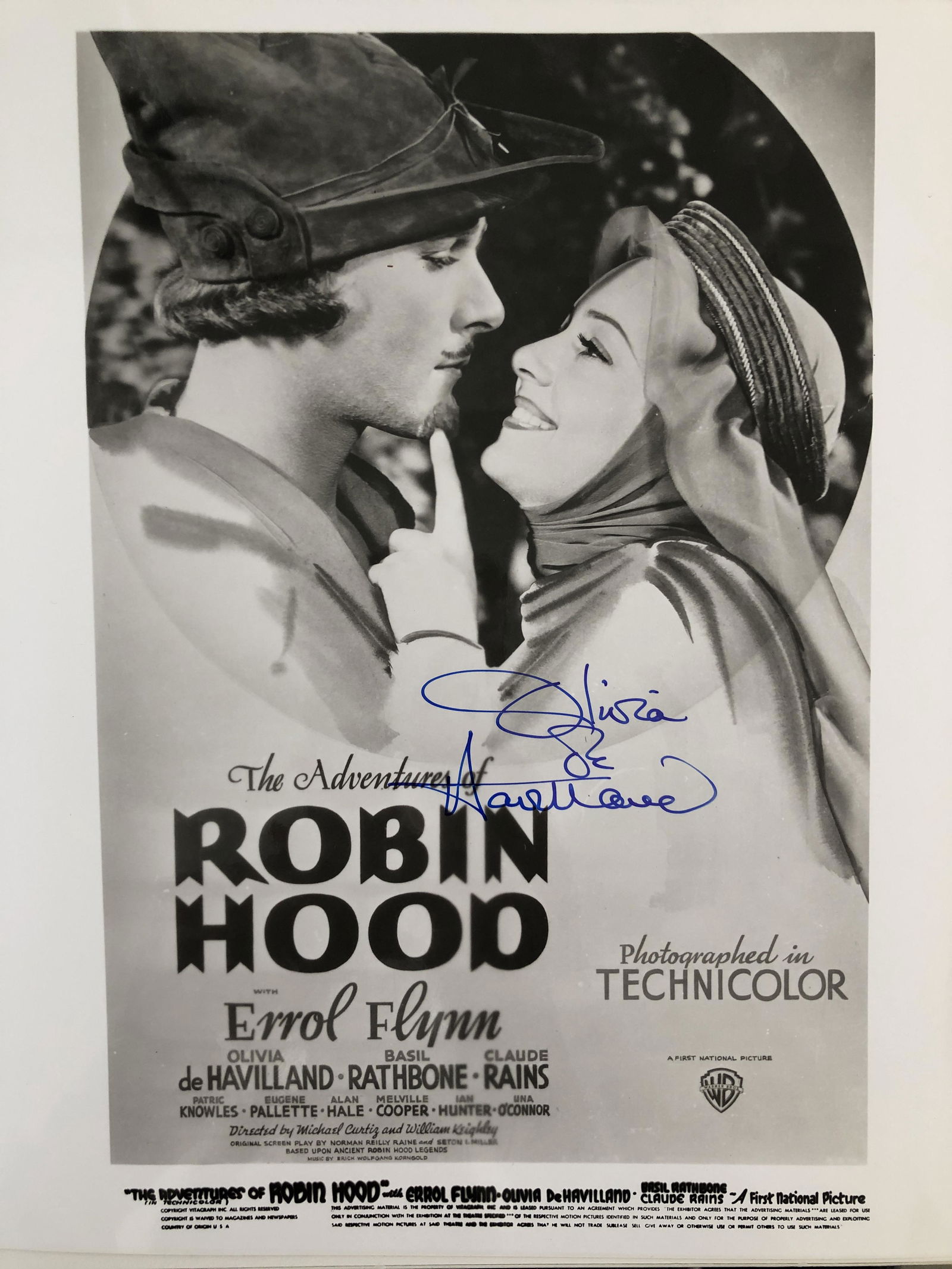 Robin Hood signed movie photo (1 of 1)
