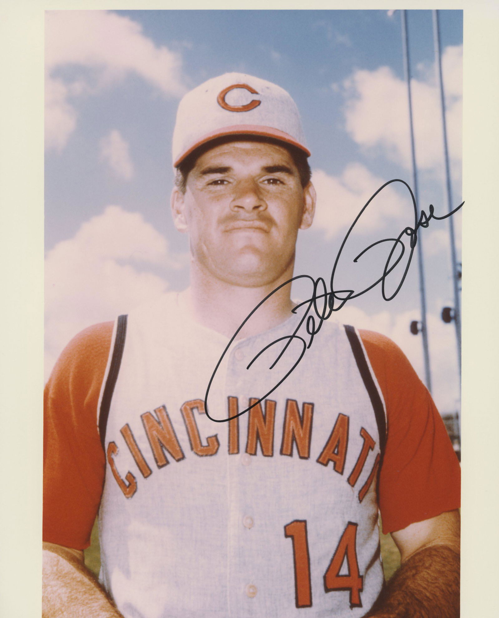 Pete Rose signed photo: Baseball legend Pete Rose signed photo. 8x10 inchesâ€”This autograph is certified by a 20 year plus member of IADA (International Autograph Dealers Association) , UACC (Universal Autograph Collec