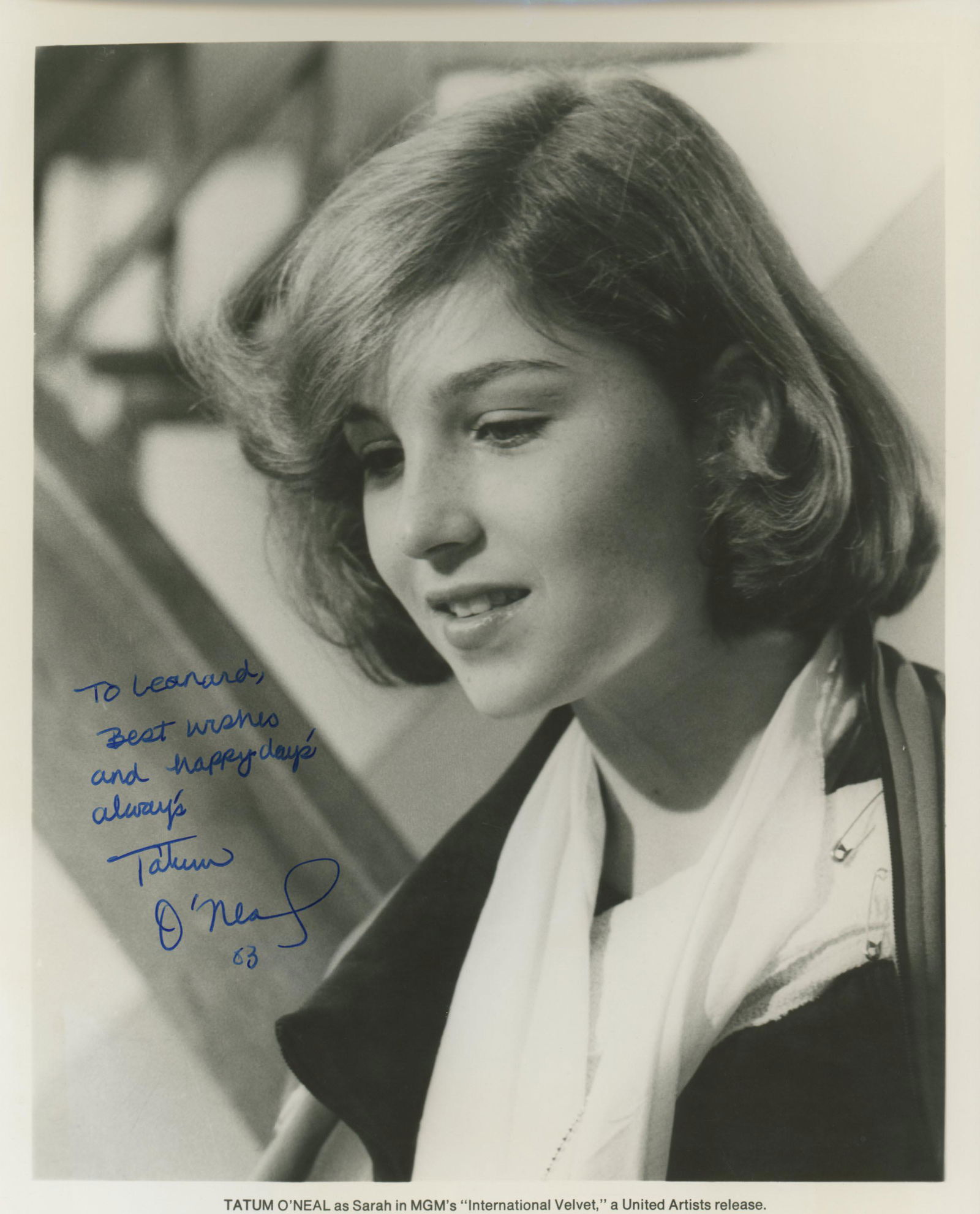 International Velvet signed movie photo (1 of 1)