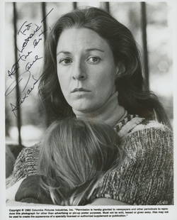 Kramer vs. Kramer Jane Alexander signed movie: Kramer vs. Kramer Jane Alexander signed movie photo.â€”-This autograph is certified by a 20 year plus member of IADA (International Autograph Dealers Association) , UACC (Universal Autograph