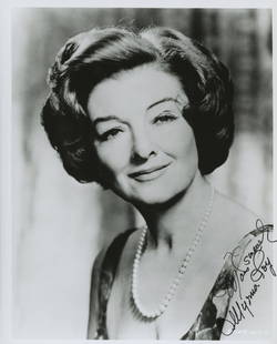 The Elevator Myrna Loy signed photo: The Elevator signed movie photo autographed by Myrna Loy.â€”-This autograph is certified by a 20 year plus member of IADA (International Autograph Dealers Association) , UACC (Universal