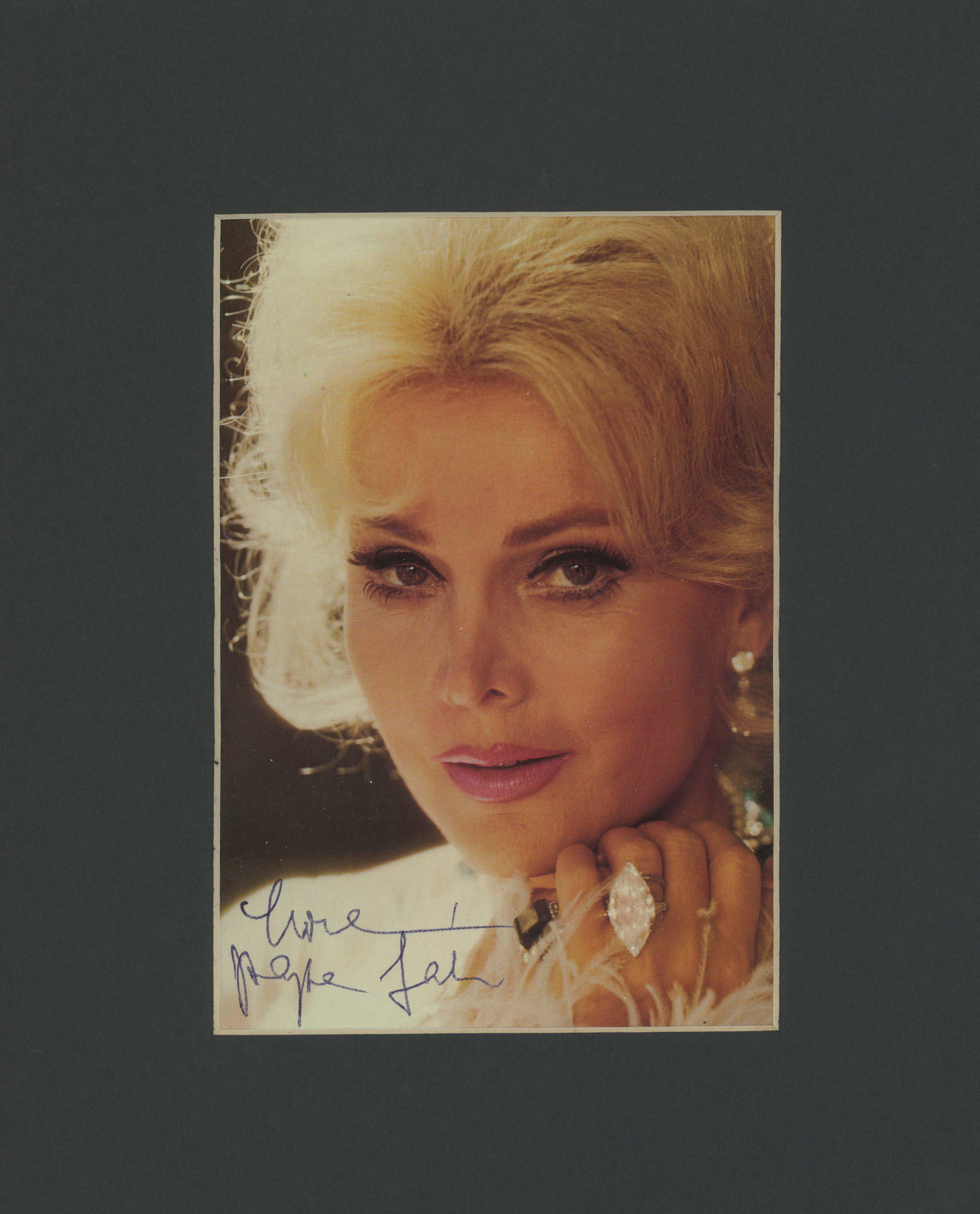 Zsa Zsa Gabor signed photo (1 of 1)