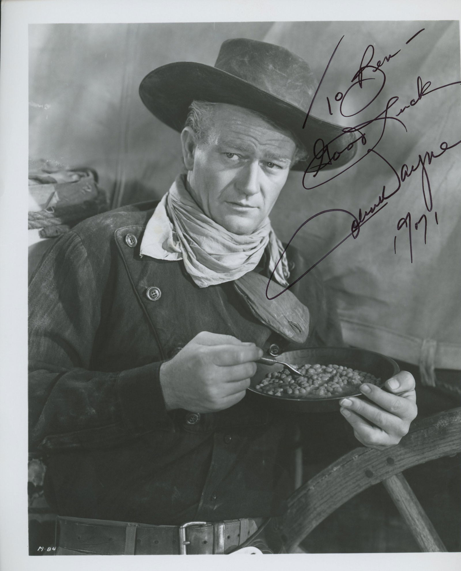 John Wayne signed movie photo (1 of 1)