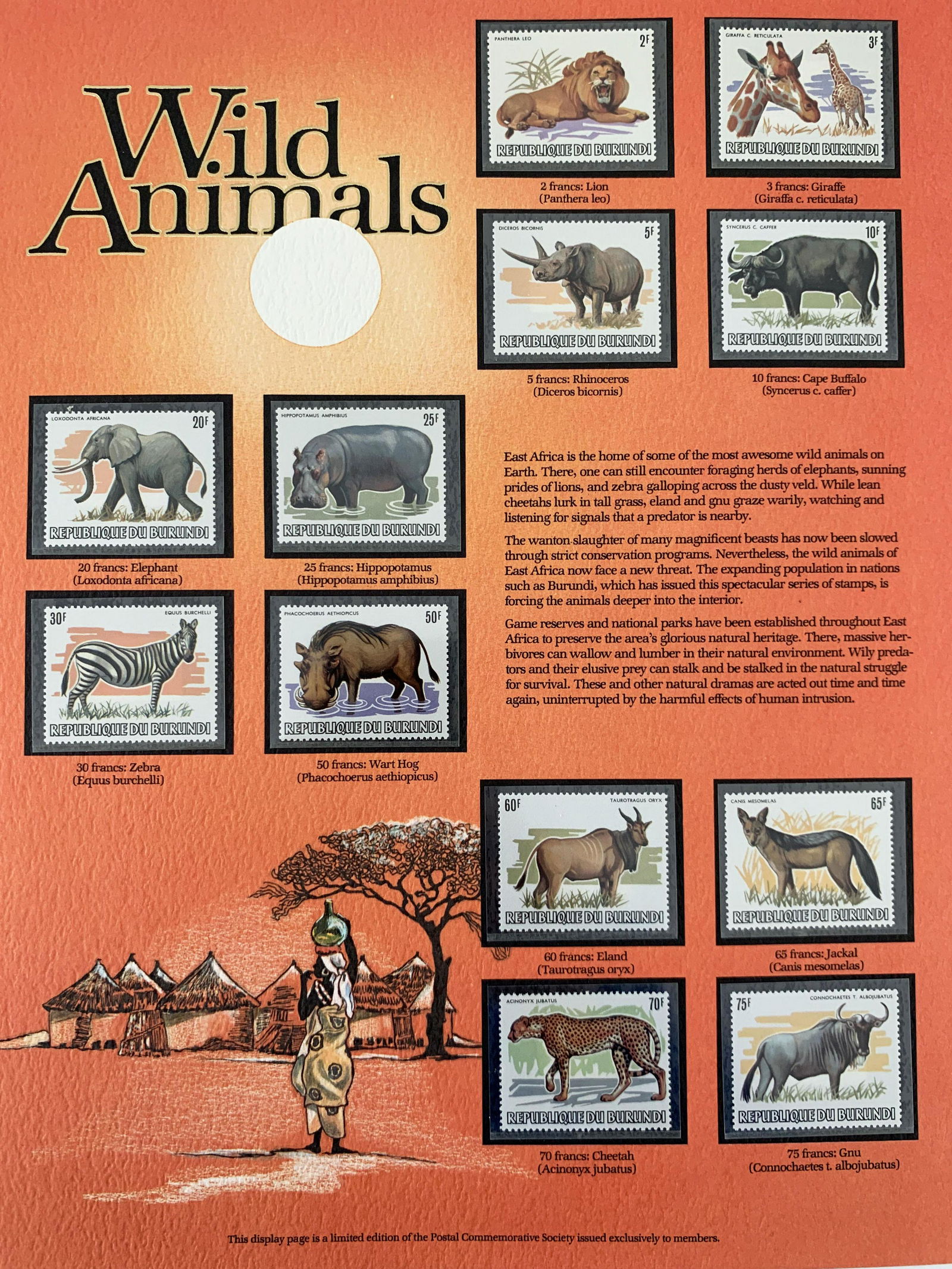 Wild Animals Stamp Set (1 of 1)