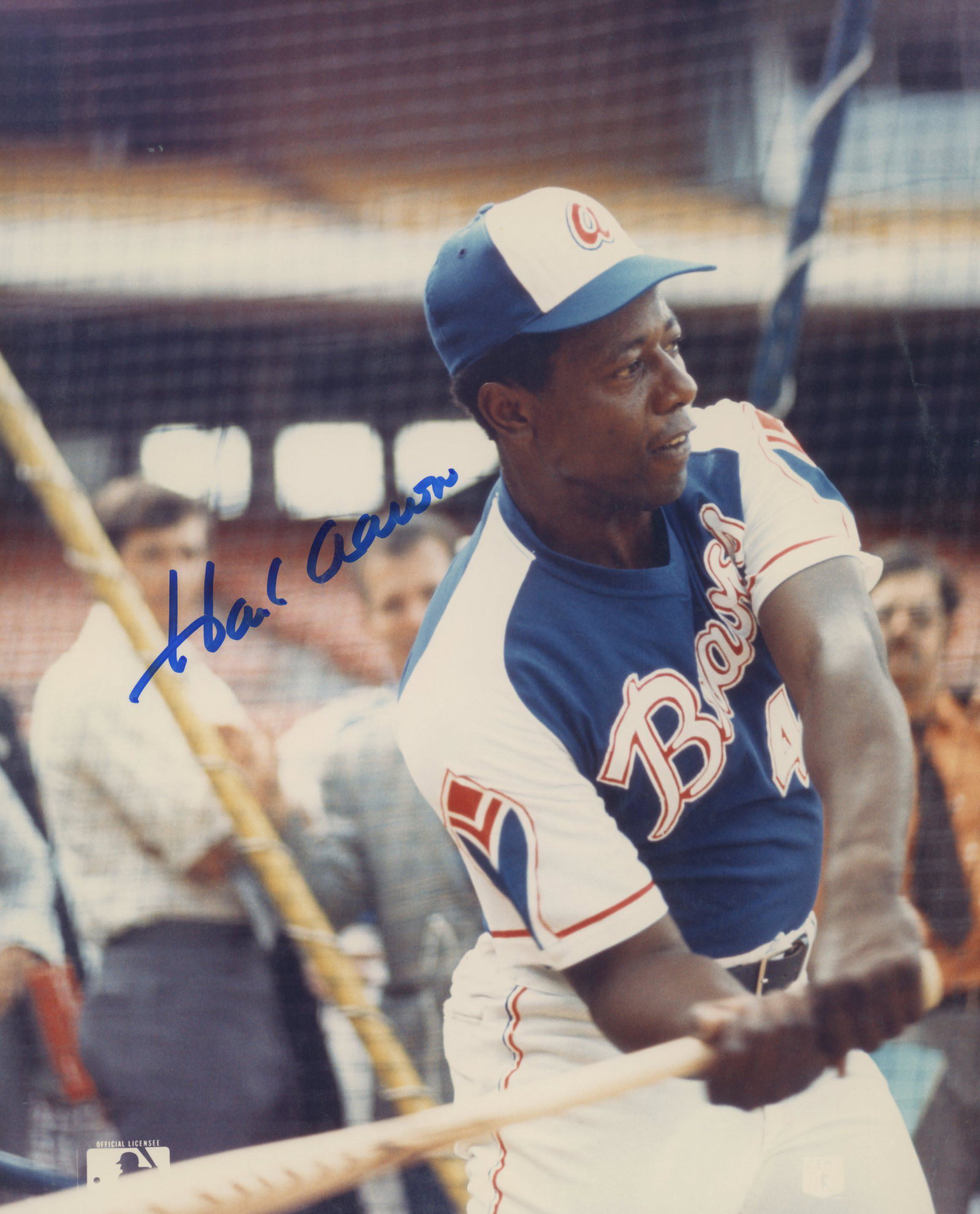 Hank Aaron signed photo (1 of 1)