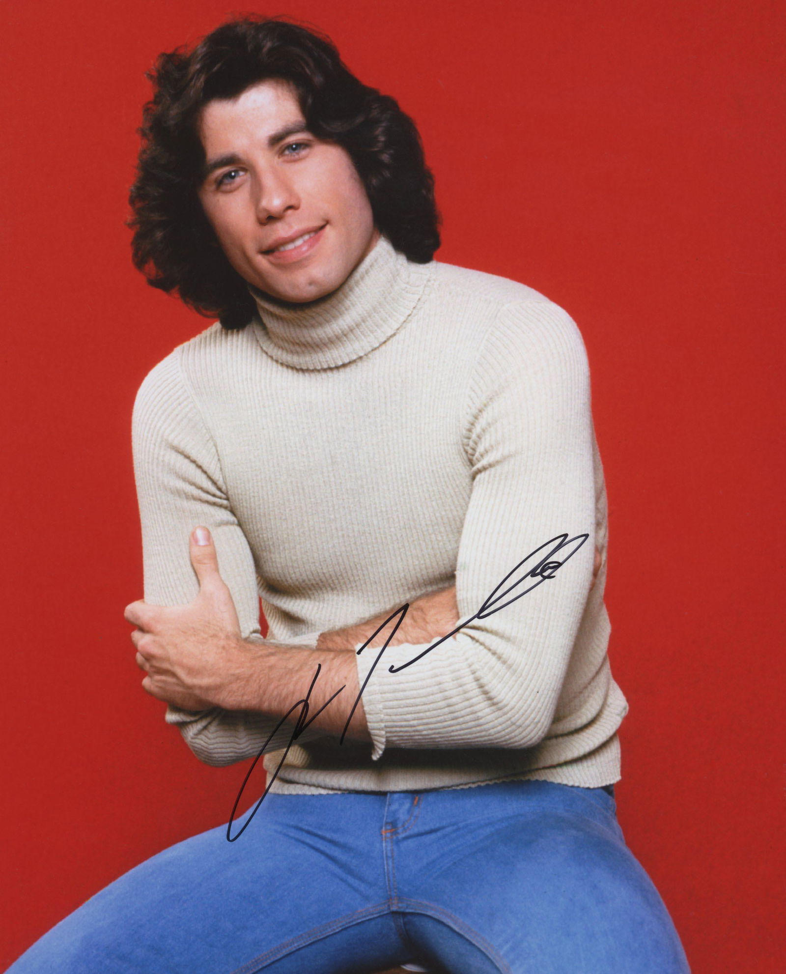 John Travolta Back Kotter signed photo Aug 15, 2020 Heroes