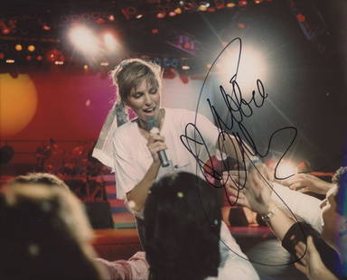 Debbie Gibson signed photo: Debbie Gibson autographed photo. 8x10 inches