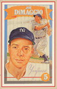 Joe DiMaggio Alan Kaye's Sports Card: Joe DiMaggio Alan Kaye's Sports Card