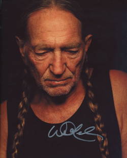 Willie Nelson signed photo: Willie Nelson signed photo. 8x10 inches