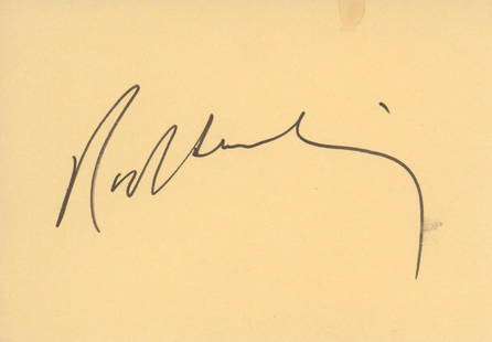 Rod Serling signature cut: Rod Serling signature cut