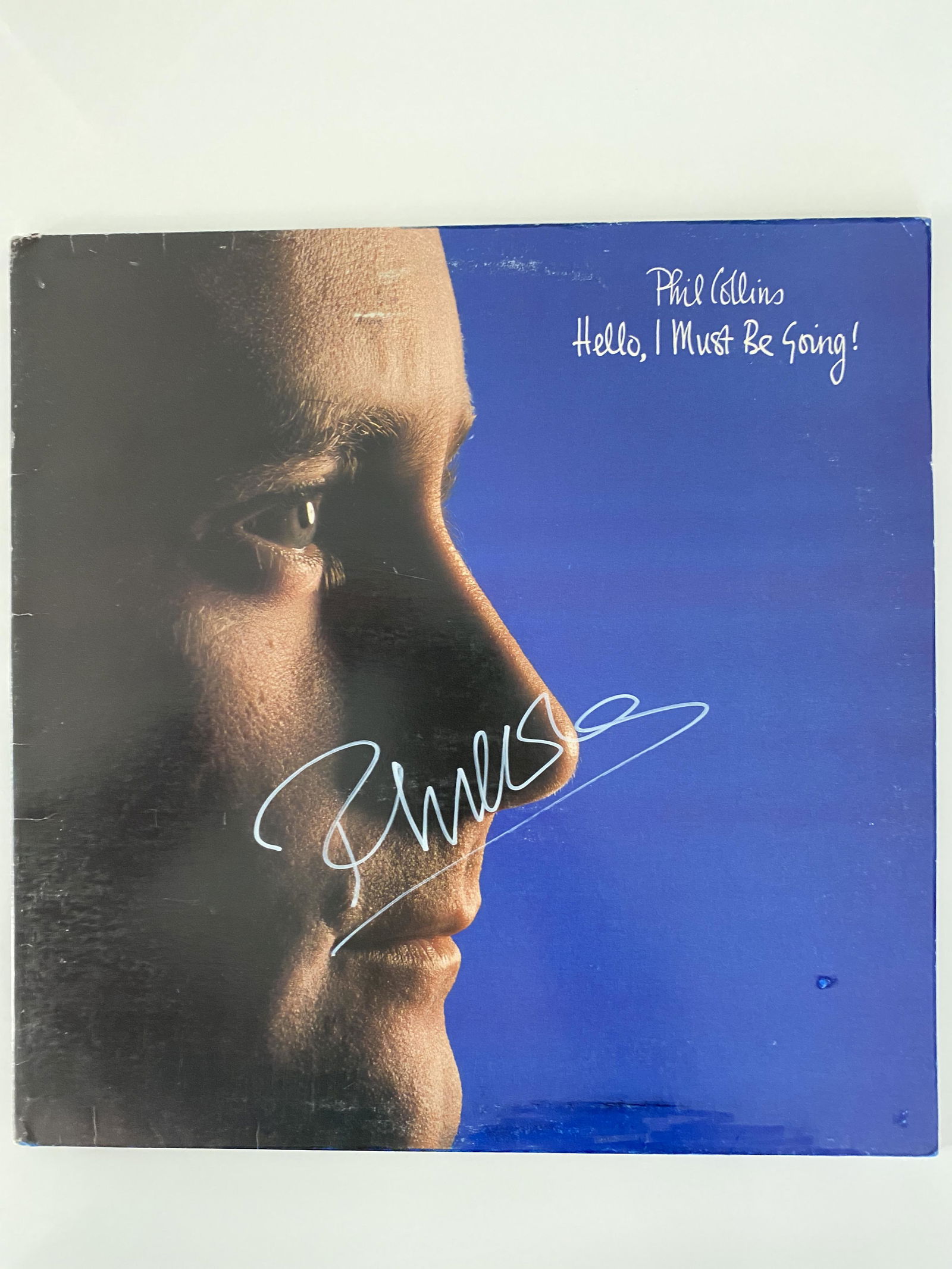 Phil Collins signed Hello I Must Be Going: Phil Collins signed Hello I Must Be Going