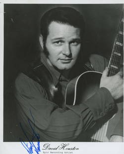 David Houston signed photo: David Houston signed photo. 8x10 inches
