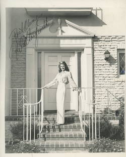 Rita Hayworth signed photo: Rita Hayworth signed photo.