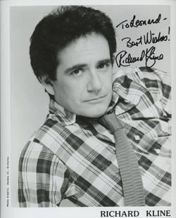 Richard Kline signed photo: Richard Kline signed photo. 8x10 inches