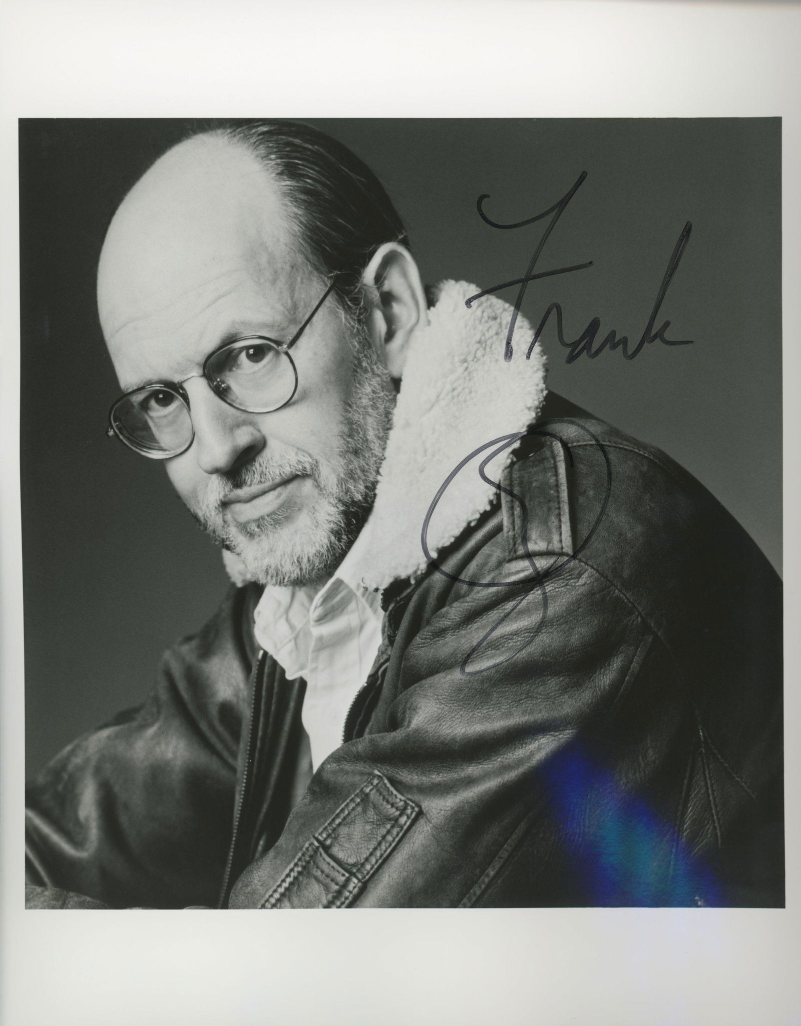 Frank Oz signed photo: Frank Oz signed photo and original letter from the muppets. 8x10 inches