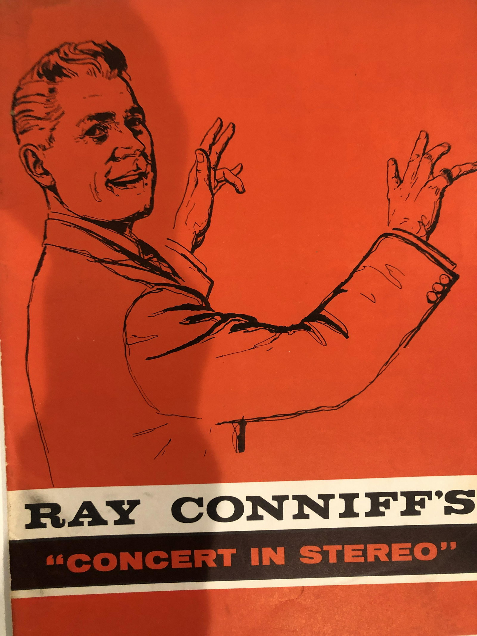 Ray Conniff's Concert in Stereo signed program: Ray Conniff's Concert in Stereo signed program.