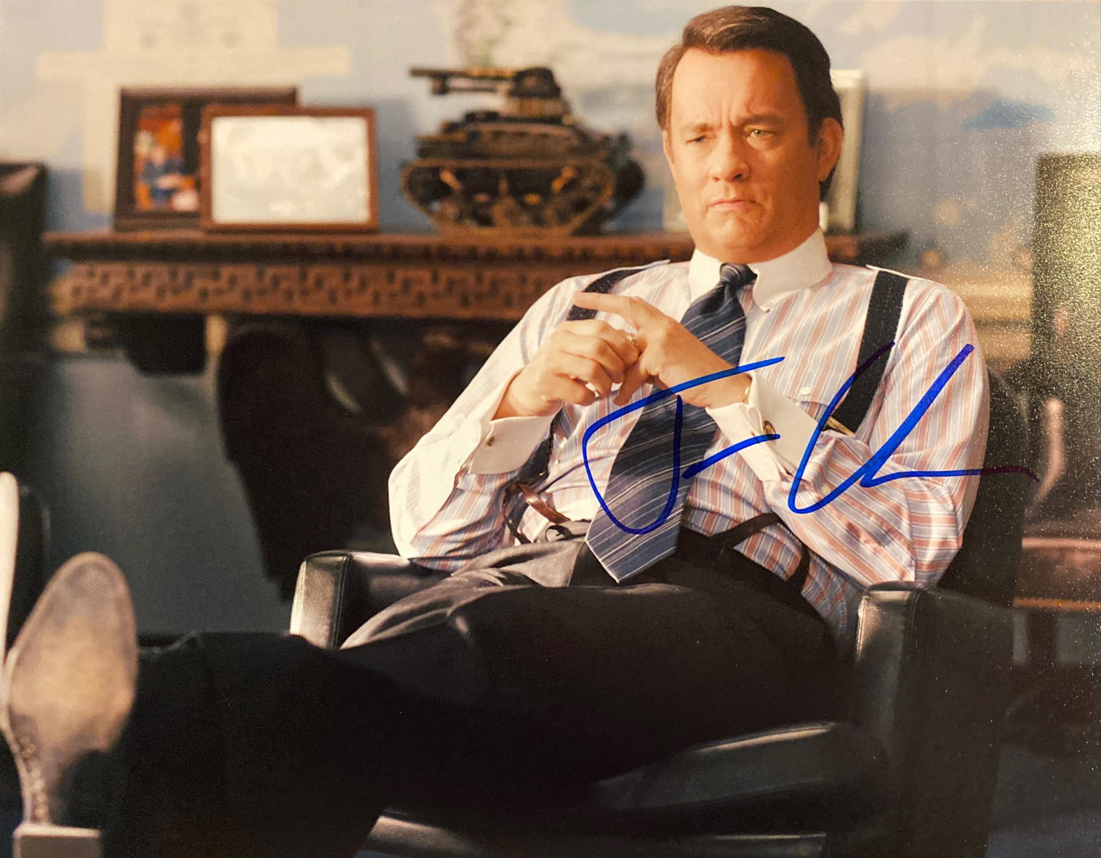 Charlie Wilson's War Tom Hanks signed movie photo: Charlie Wilson's War signed movie photo autographed by Tom Hanks 8x10 inches