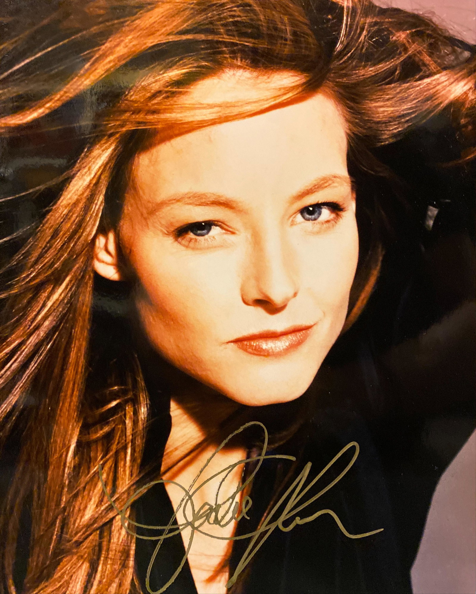 Jodie Foster signed photo: Jodie Foster signed photo 8x10 inches