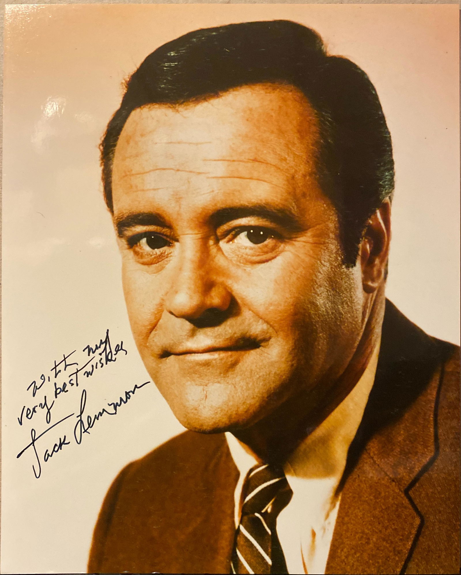 Jack Lemmon signed photo: Jack Lemmon signed photo. 8x10 inches