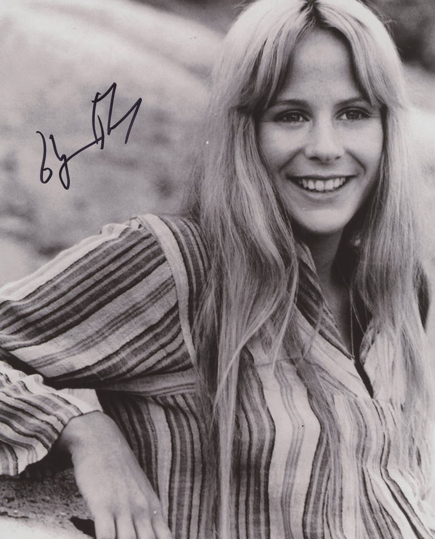 Glynnis O'Connor signed photo Sep 19, 2020 Heroes & Legends in CA