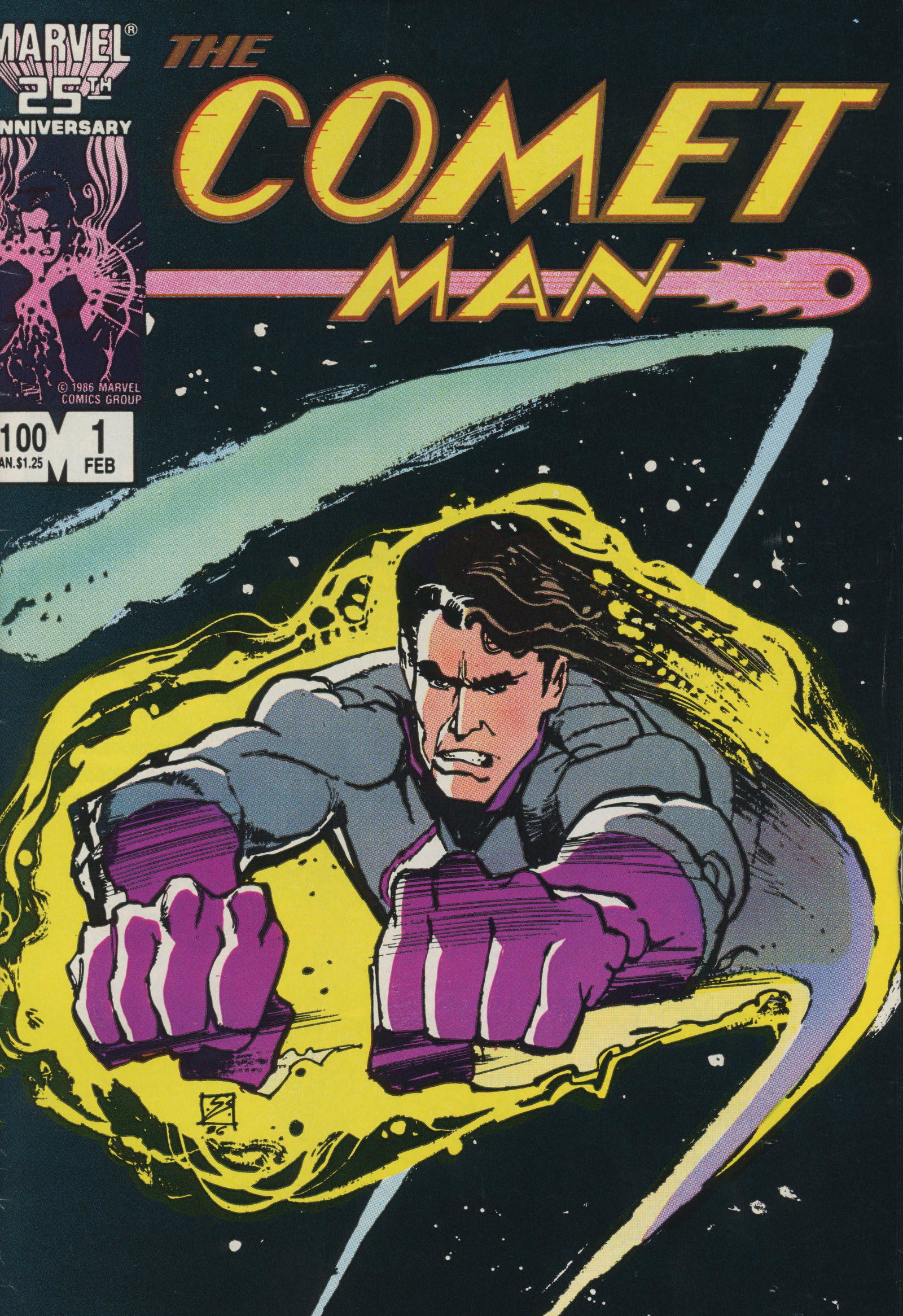 The Comet Man Bill Mumy signed comic: The Comet Man Marvel 25th Anniversary signed comic autographed by Bill Mumy