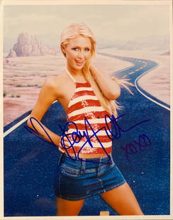 Paris Hilton signed photo: Paris Hilton signed photo. 8x10 inches