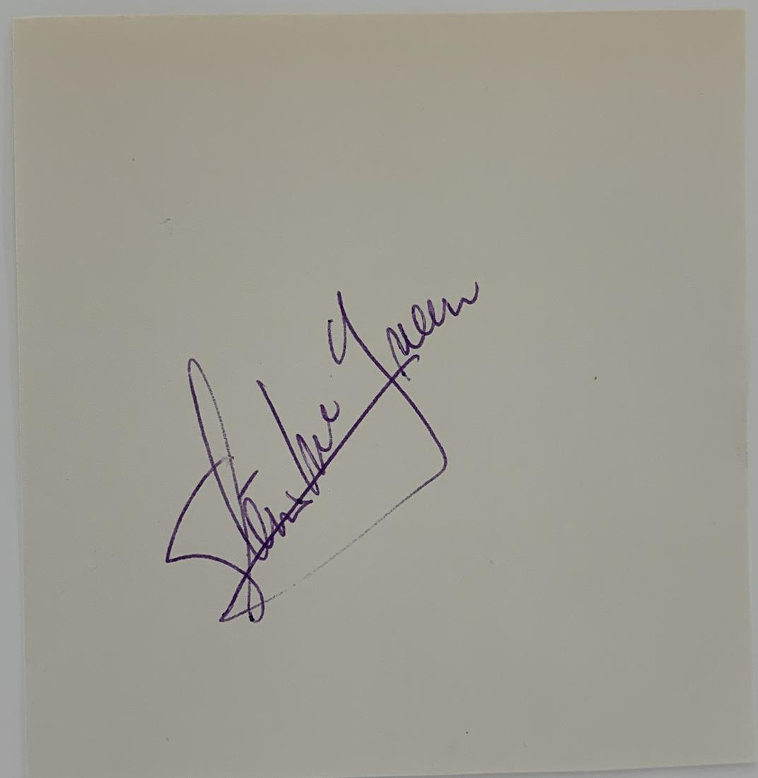 Steve McQueen signature cut: Steve McQueen original signature