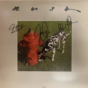 Rush signals signed album