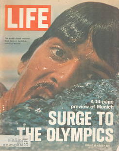 Mark Spitz Life Magazine. August 18, 1972: Mark Spitz Life Magazine. August 18, 1972