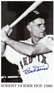 Bobby Doerr signed photo: Bobby Doerr signed photo. 3x6 inches