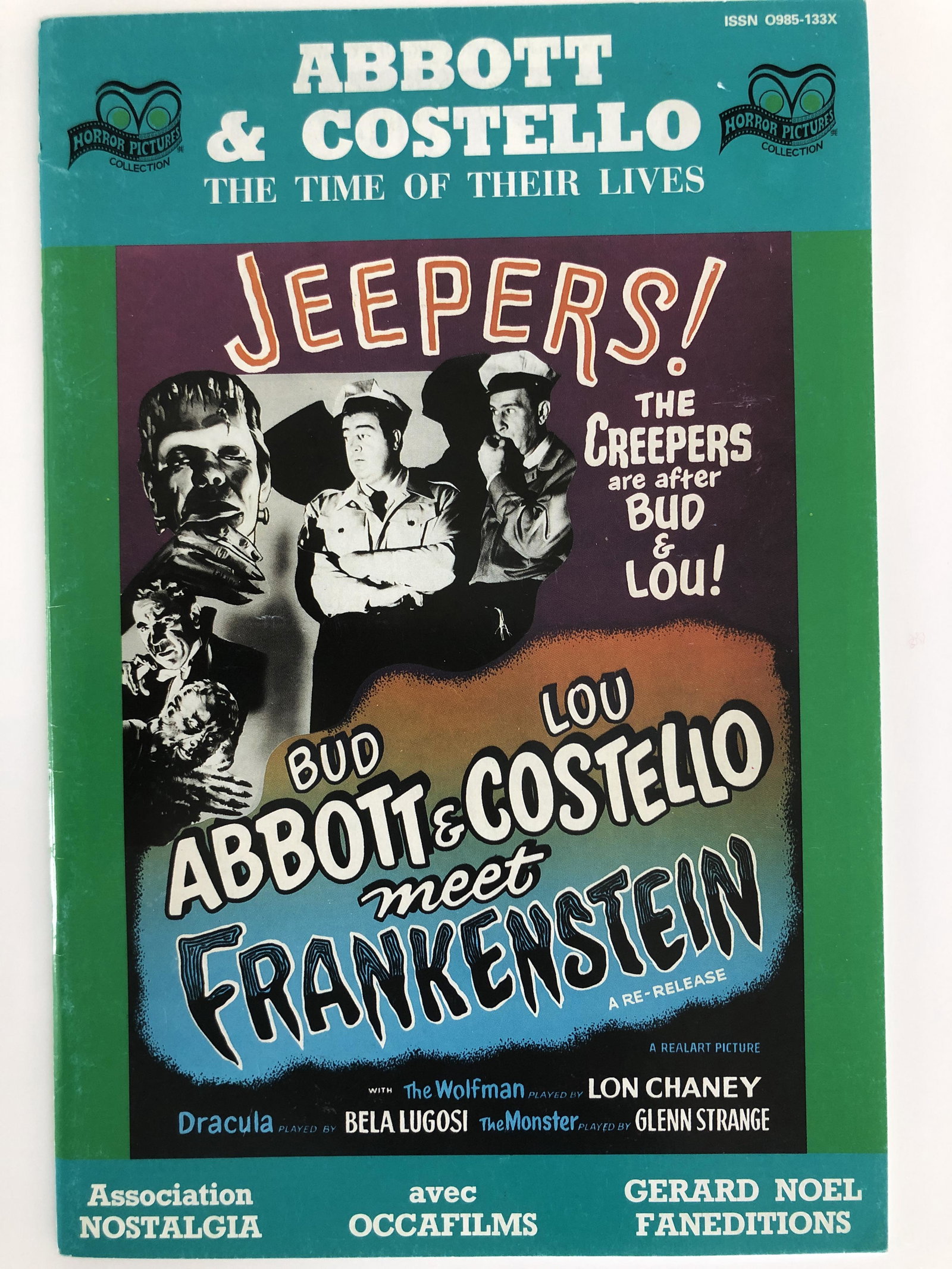 Abbott and Costello The Time of Their Lives Comic Book: Abbott and Costello The Time of Their Lives: Abbot & Costello Meet Frankenstein Comic Book