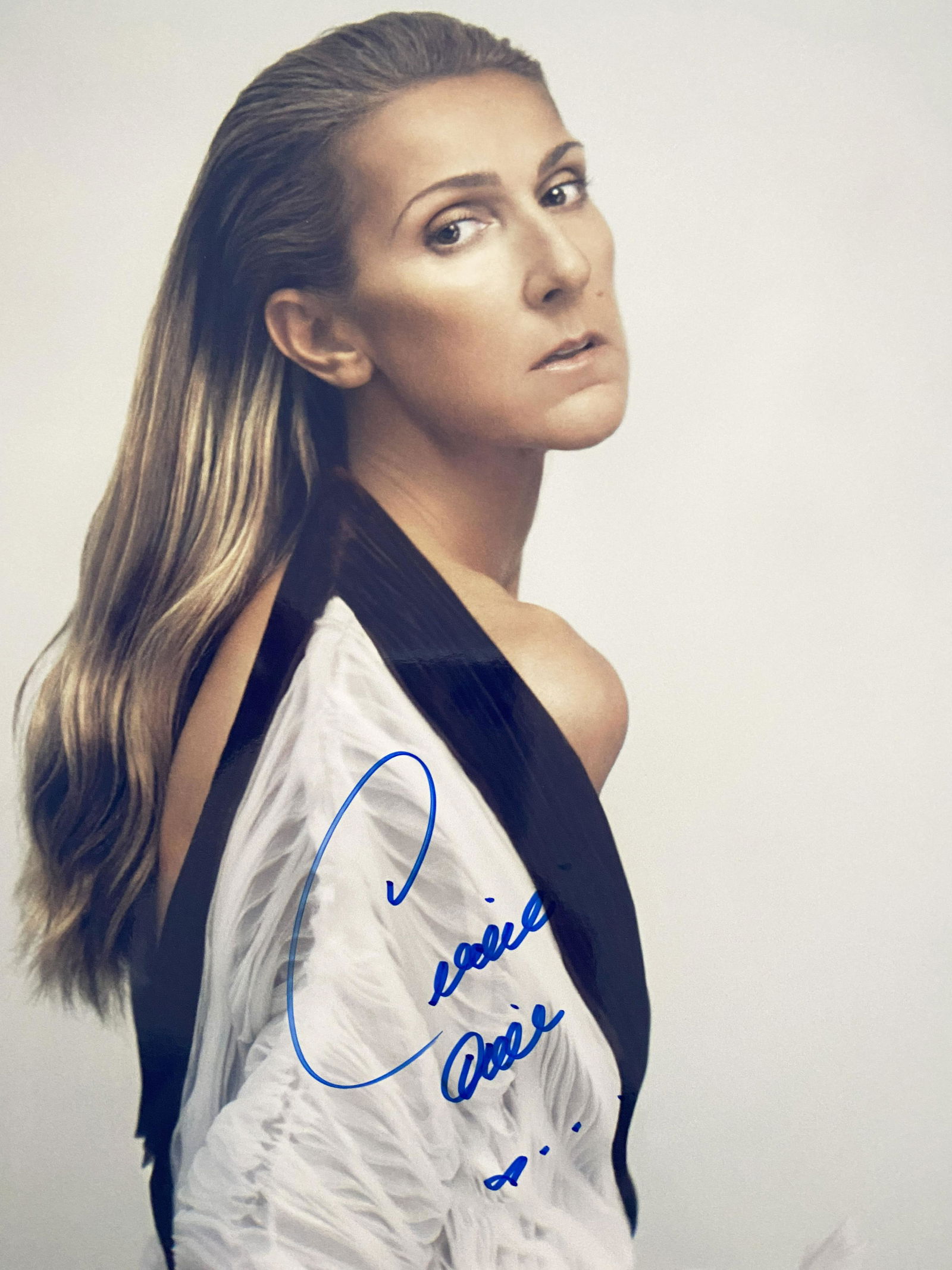 Celine Dion signed photo: Celine Dion signed photo. 8x10 inches