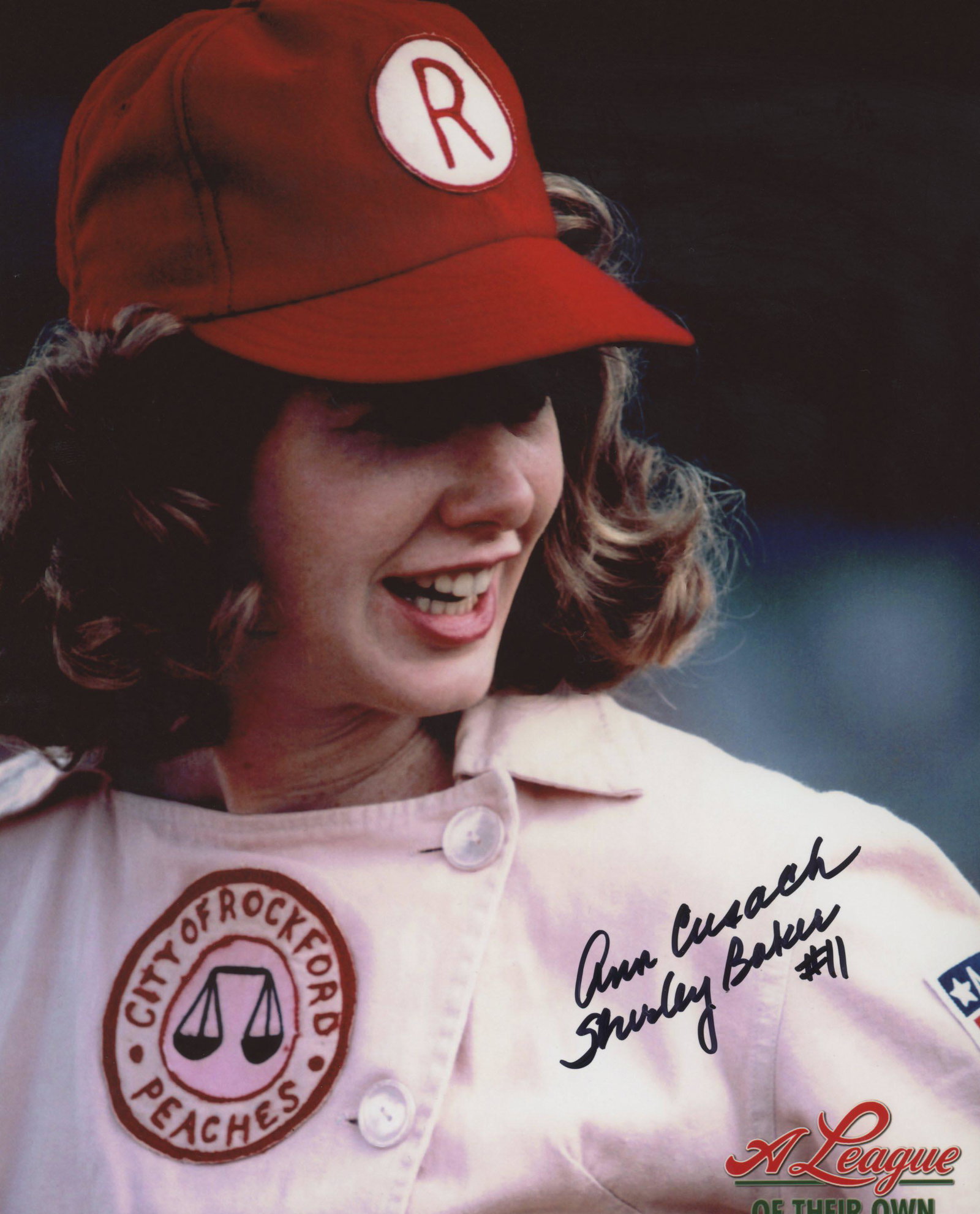 A League of Their Own signed movie photo: A League of Their Own signed movie photo autographed by Ann Cusack. 8x10 inches