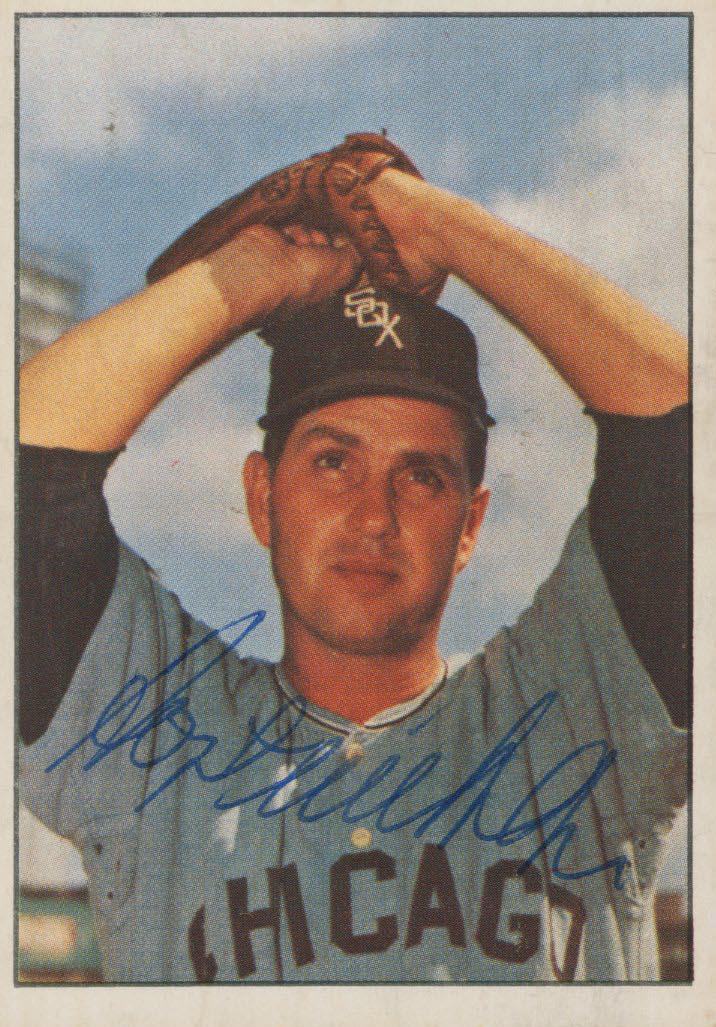 Chicago White Sox signed baseball card: Chicago White Sox signed baseball card autographed by James Hoyt Wilhelm