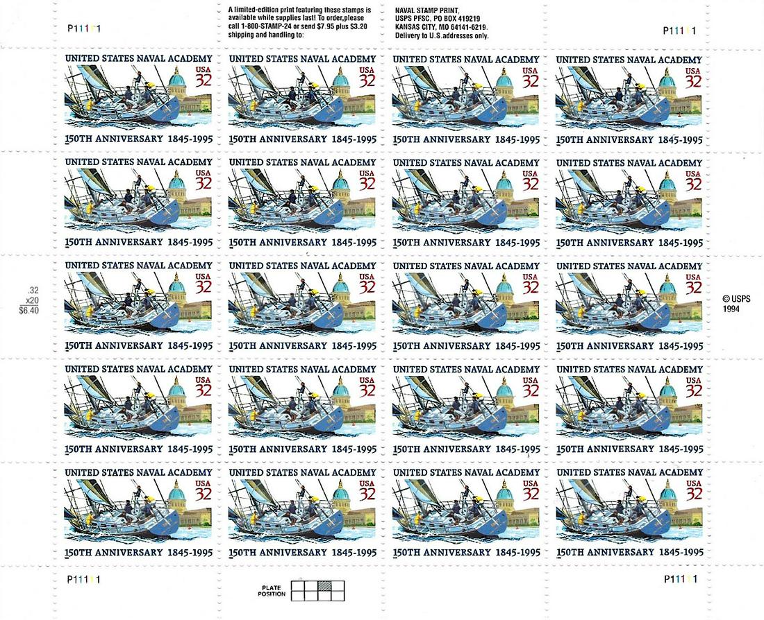U.S. Naval Academy Stamps (1 of 1)
