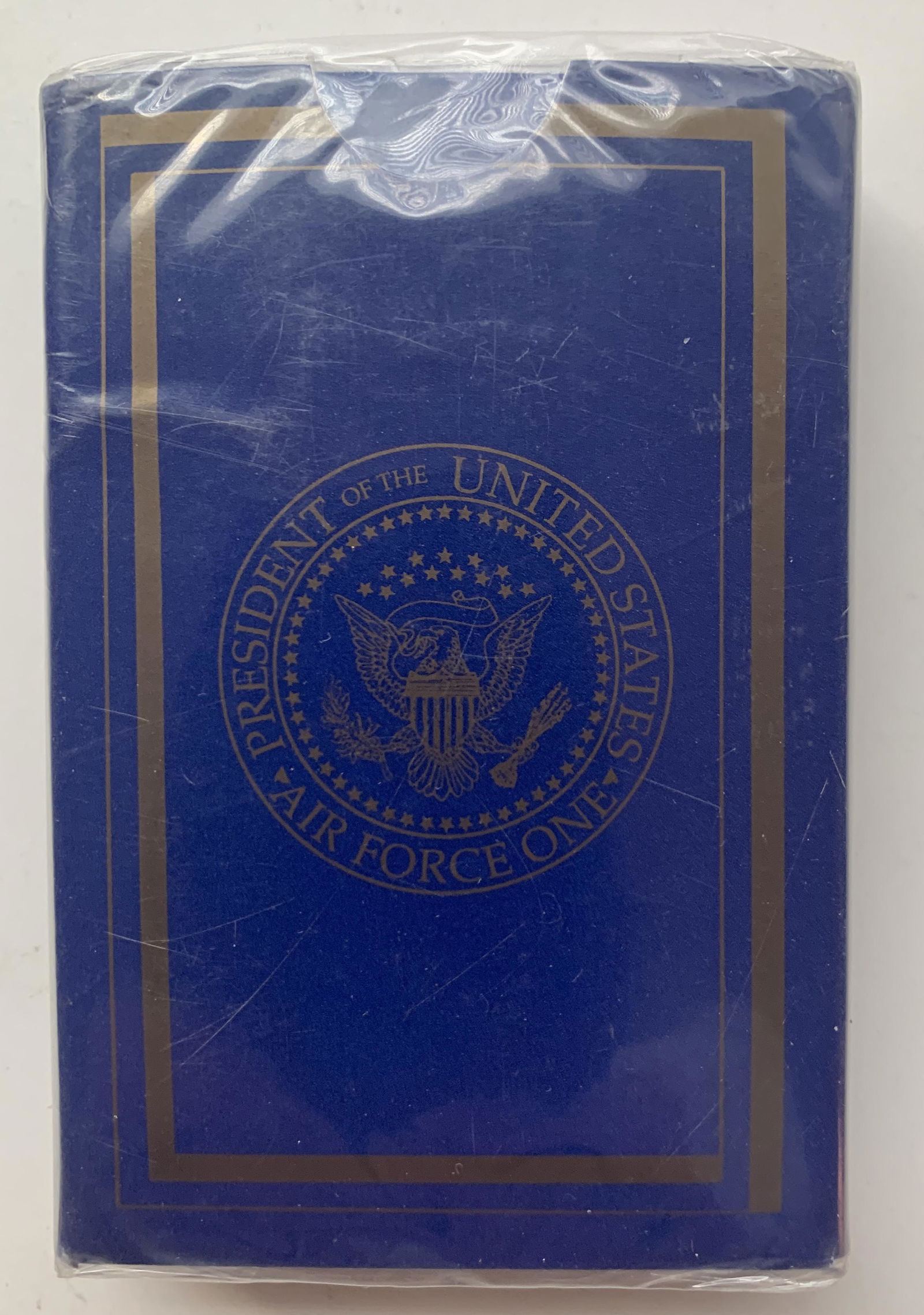 Air Force One playing cards: Air Force One official playing cards from the George W Bush Bush era. Sealed pack. 3x4 inches