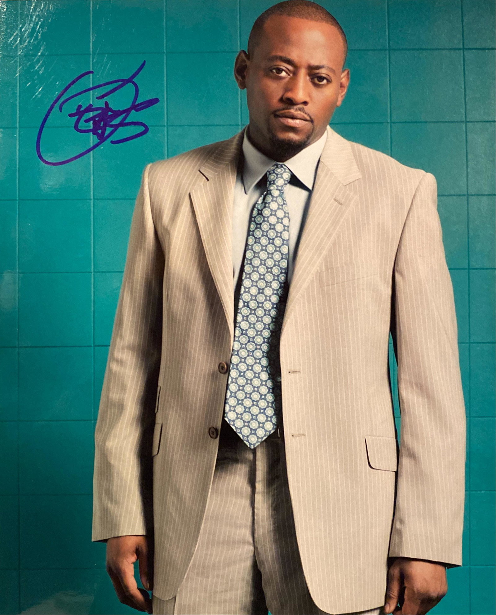 House Omar Epps signed photo: House signed photo autographed by Omar Epps. 8x10 inches