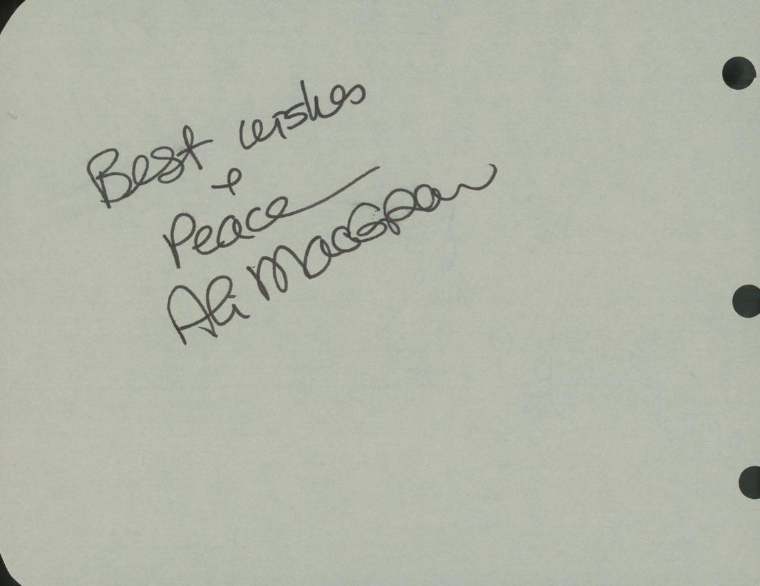 Steve McQueen / Ali Mcgraw signed autograph slip: Steve McQueen / Ali Mcgraw signed autograph slip
