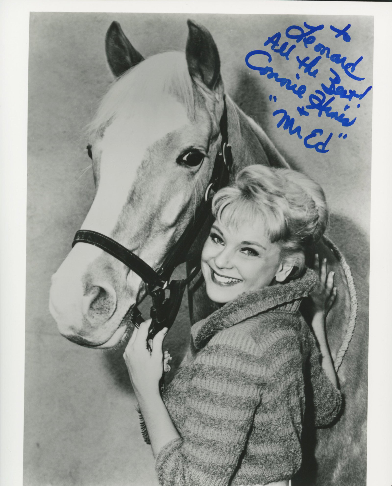 Connie Hines signed photo: Connie Hines signed photo. 8x10 inches