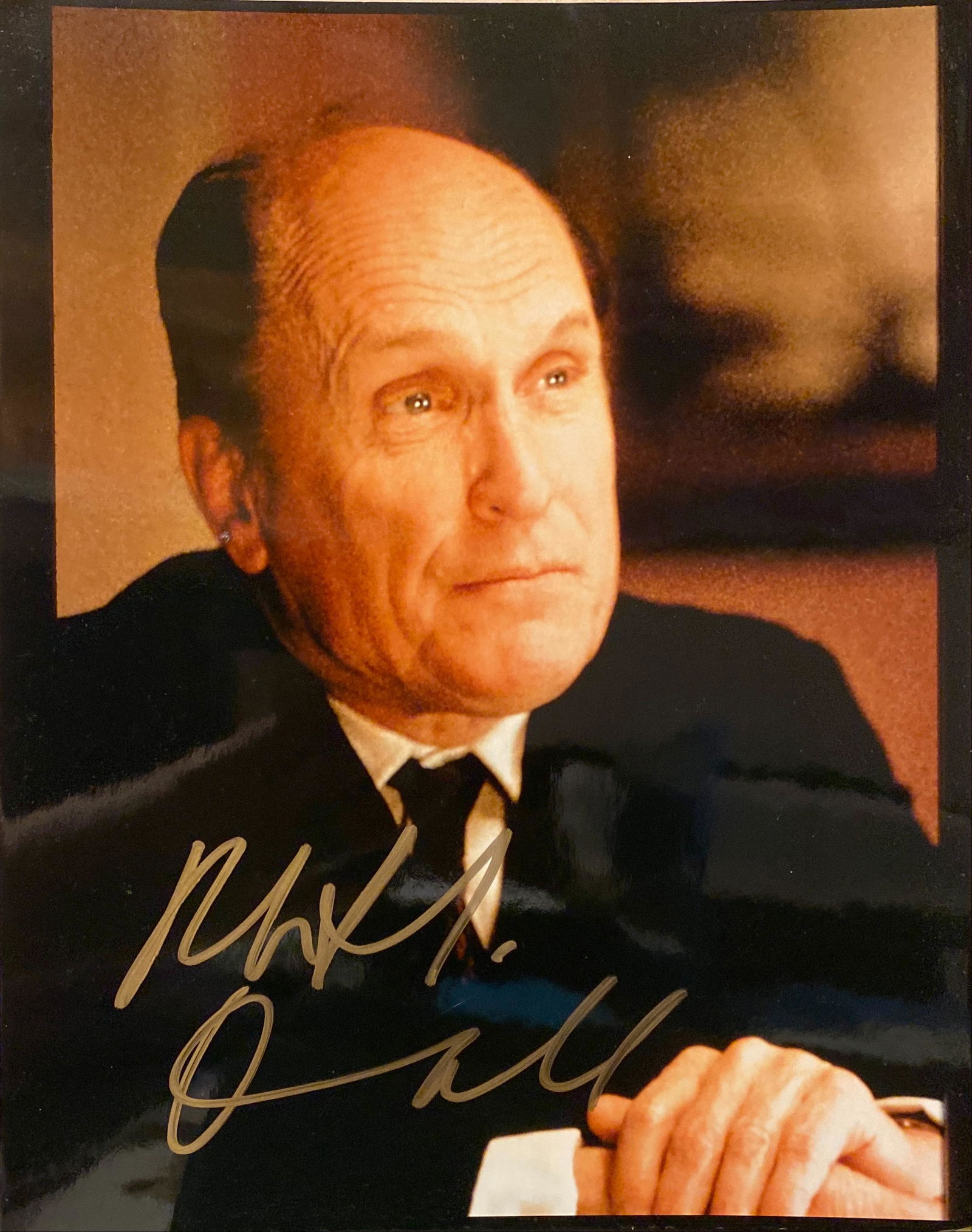 Robert Duvall signed movie photo: Robert Duvall signed movie photo. 8x10 inches
