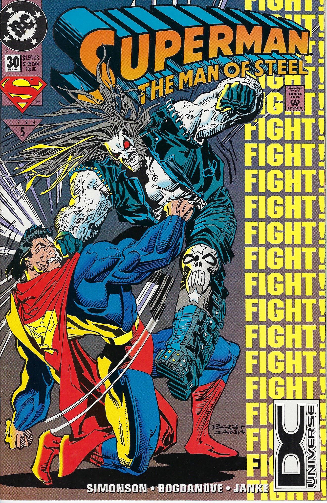 Superman The Man of Steel DC Comic Book #30 (1 of 1)