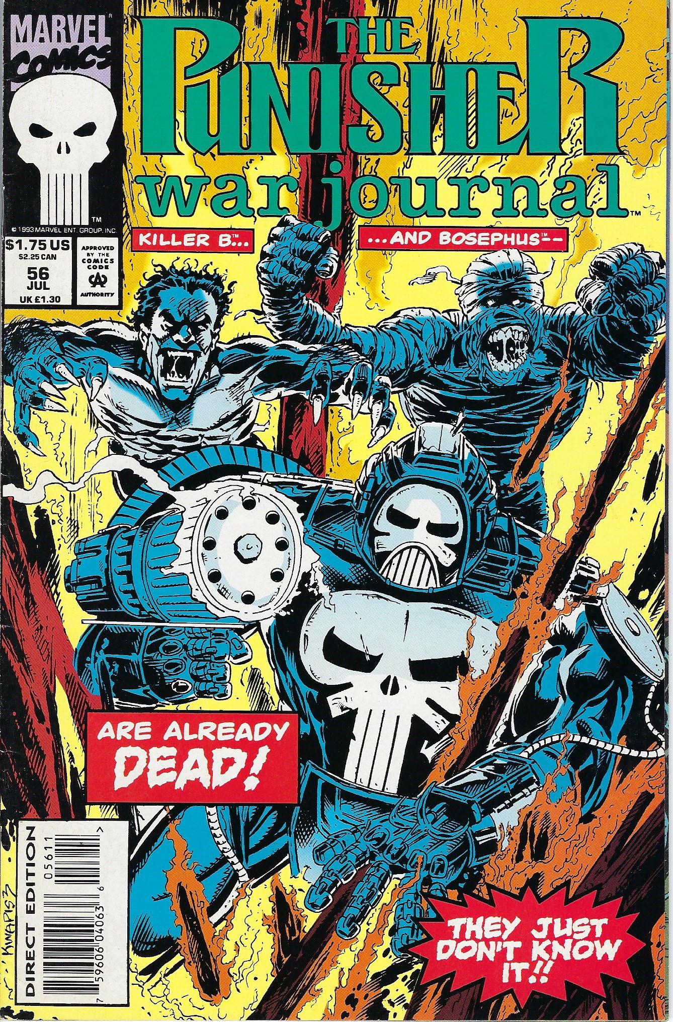 The Punisher War Journal Marvel Comic Book #56 (1 of 1)