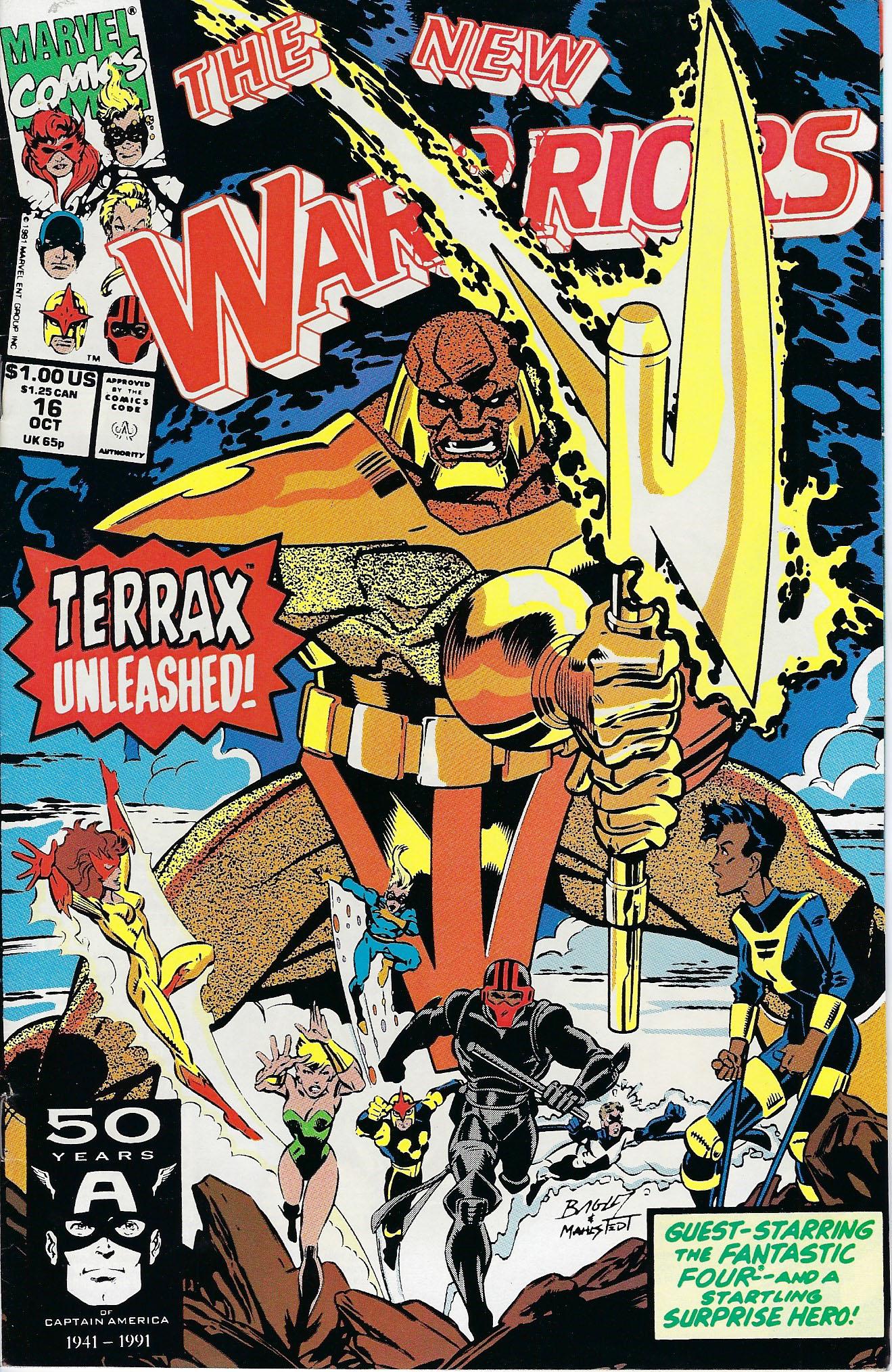 The New Warriors Marvel Comic Book #16 (1 of 1)