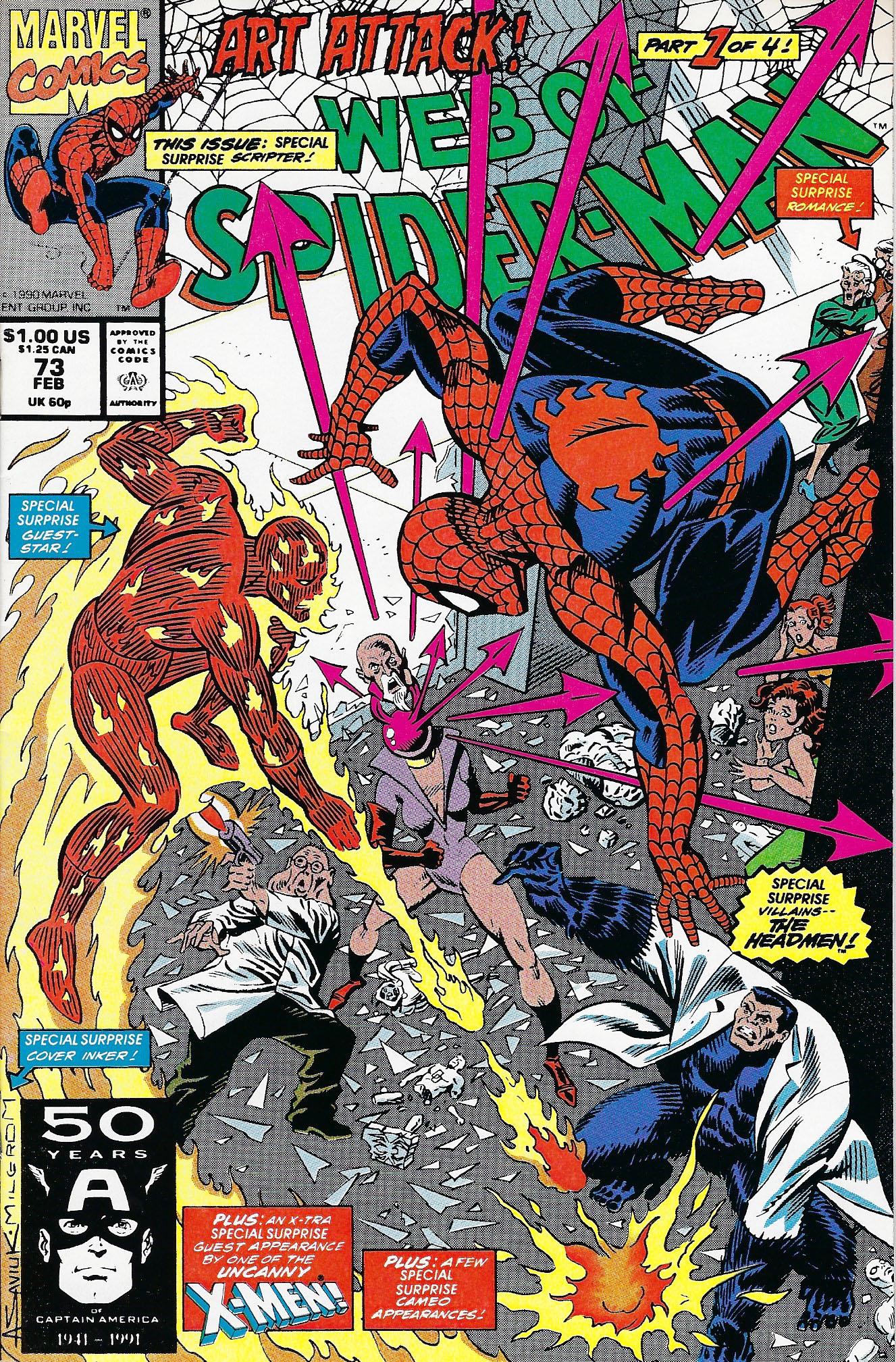 Web of Spider-Man Marvel Comic Book #73 (1 of 1)
