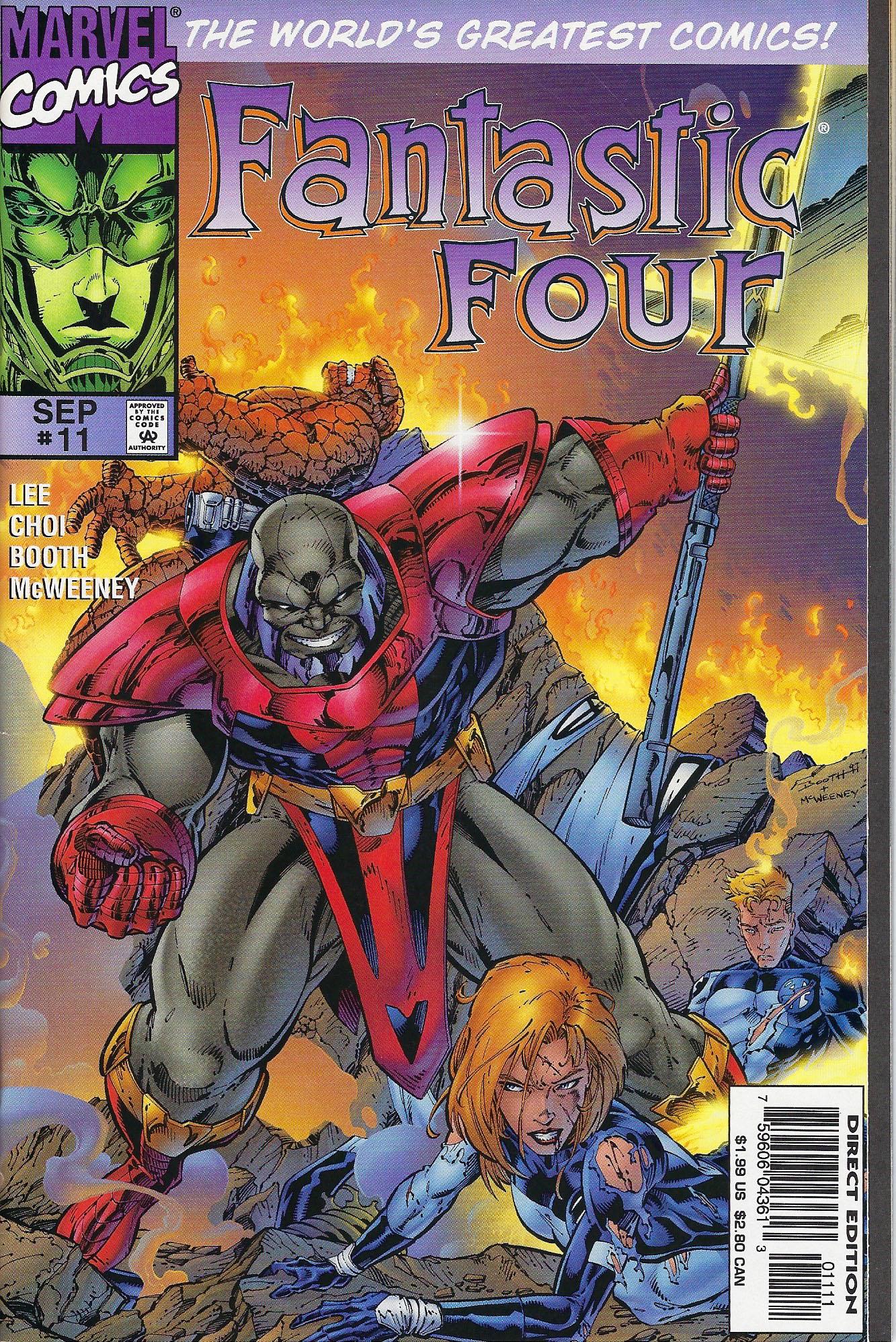 Fantastic Four Marvel Comic Book #11 (1 of 1)